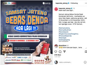 Catat Tanggalnya, Ada Program Bebas Sanksi Pajak Kendaraan di Samsat Se-Jateng Catat Tanggalnya, Ada Program Bebas Sanksi Pajak Kendaraan di Samsat Se-Jateng