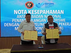 BNPT dan BP2MI Teken MoU Cegah Pekerja Migran Indonesia Terpapar Terorisme