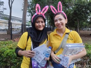 Penonton Konser Coldplay Serbu Jasa Eye Glitter Agar Nyentrik, Ini Biayanya