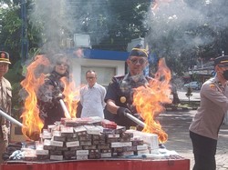 Bea Cukai Bogor Musnahkan 4,6 Juta Rokok Ilegal Rugikan Negara Rp 1,2 M