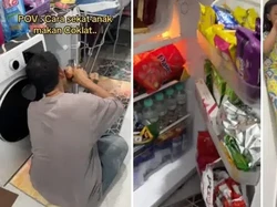 Kocak! Ayah Ini Pasang Gembok di Kulkas Agar Anak-anaknya Tak Curi Makanan