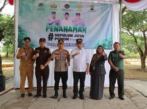 Lestarikan Alam, Pemkab Kebumen Dukung Gerakan Tanam 10 Juta Pohon Polri