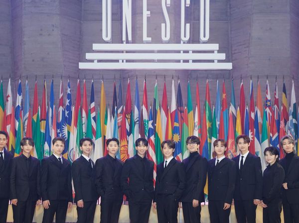 Potret Gagah SEVENTEEN di UNESCO Youth Forum Prancis