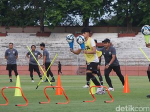 Potret Latihan Timnas Indonesia U-17 Jelang Melawan Maroko