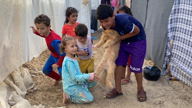 Simsim "Si Oren", Sosok Gemas Penghibur Anak-anak di Gaza