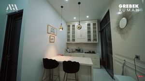 Potret  Dapur di Rumah Putra Siregar yang Minimalis