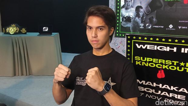 El Rumi jelang tanding tinju dengan Jefri Nichol.