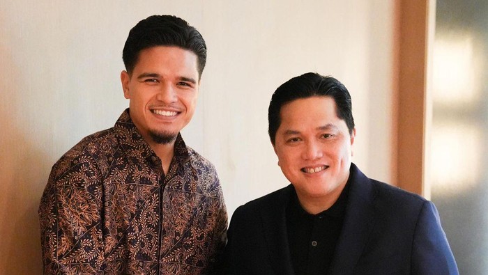 Erick Thohir Sambut Calon Pemain Timnas Baru, Ragnar Oratmangoen