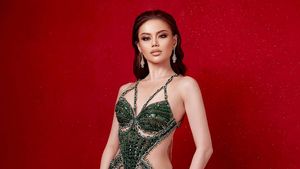 7 Pesona Fabienne Nicole di Preliminary Miss Universe, Pakai Swimsuit Hingga Gaun