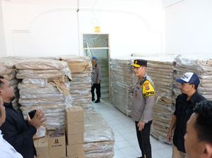 Pastikan Keamanan, Kapolda Kaltara Pantau Gedung Logistik KPU di Nunukan