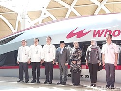 Wapres Perdana Naik Whoosh: Enak Sekali, Nggak Terasa Sudah Sampai