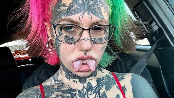 Transformasi Wanita Penuh Tato, Dulu Gadis Manis Kini Disebut Mirip Monster