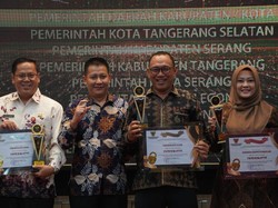 Pemkot Cilegon Raih Penghargaan Keterbukaan Informasi Publik 2023
