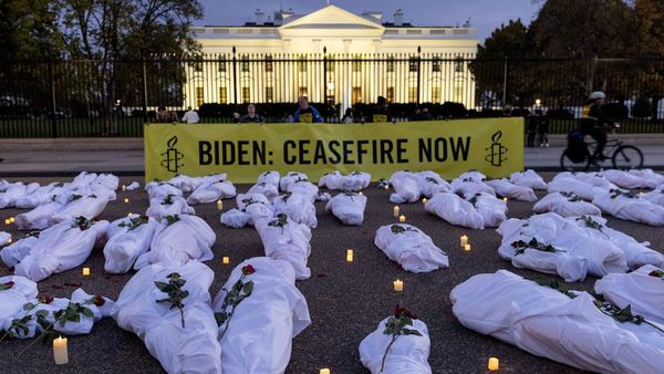 Penampakan Kantong Jenazah Kepung Gedung Putih