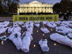 Penampakan Kantong Jenazah Kepung Gedung Putih