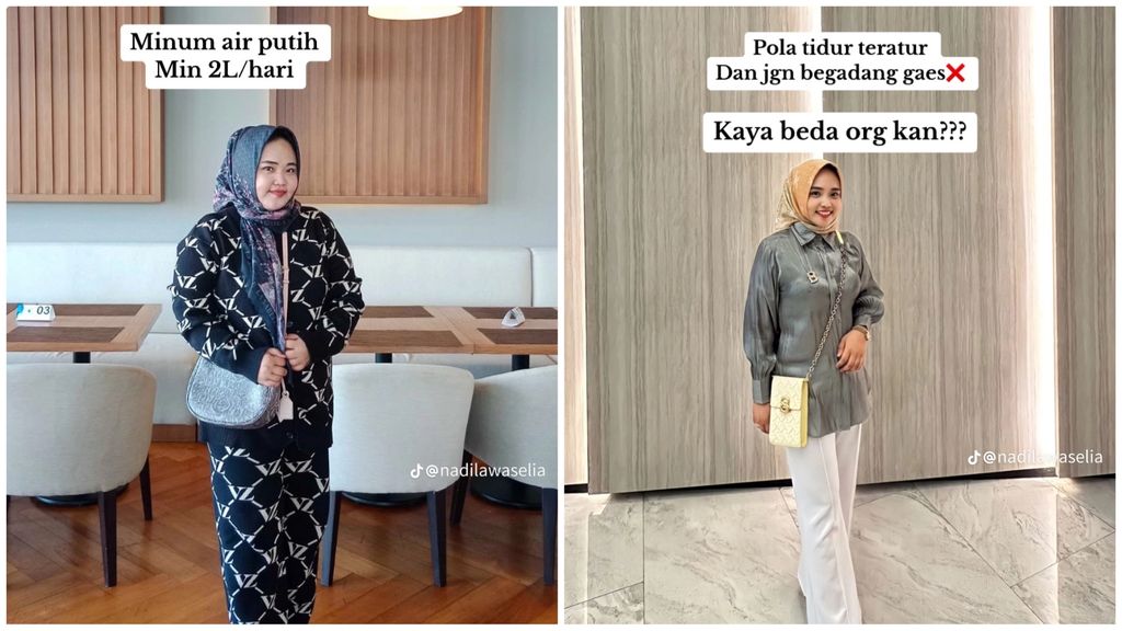 Perjalanan diet wanita asal Lampung.