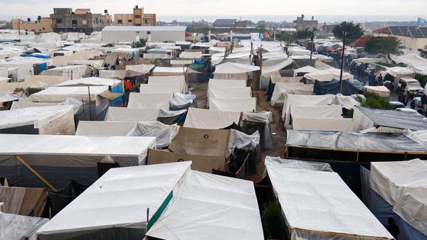 Potret Tenda Pengungsian Warga Gaza di Khan Younis