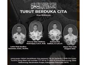 Data Lengkap 4 Korban Pesawat TNI AU Super Tucano yang Jatuh di Pasuruan Data Lengkap 4 Korban Pesawat TNI AU Super Tucano yang Jatuh di Pasuruan