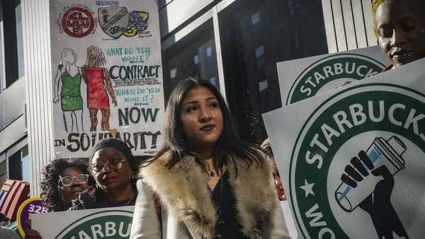Begini Potret Pegawai Starbucks AS Ramai-ramai Mogok Kerja