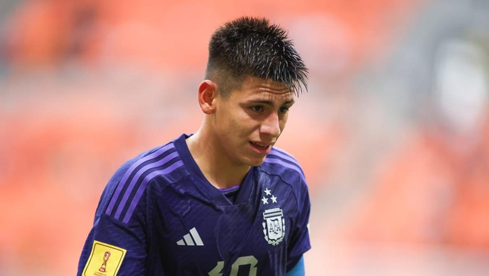 Kapten Timnas Argentina U-17, Claudio Echeverri, di Piala Dunia U-17 2023.