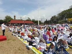 Doa dari Warga Pangandaran untuk Palestina