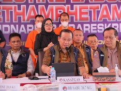 Satgas Antinarkoba Polri Sita 2,3 Ton Sabu hingga 1,4 Ton Ganja Sejak Dibentuk