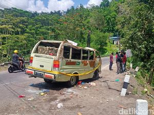 Sopir Minibus Maut yang Tewaskan Enam Pemedek Jadi Tersangka Sopir Minibus Maut yang Tewaskan Enam Pemedek Jadi Tersangka