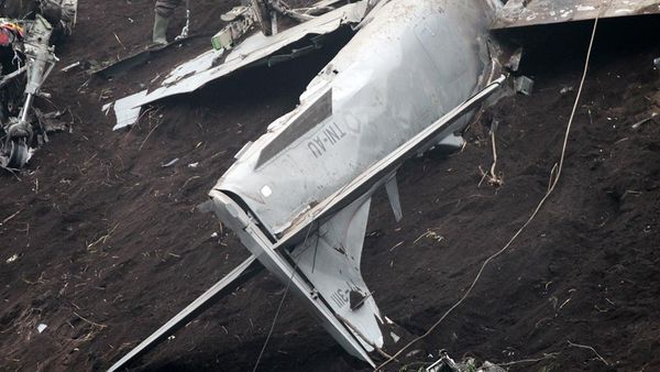 Kondisi Terkini Pesawat Super Tucano Pasca Terjatuh di Pasuruan