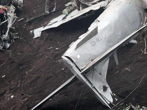Kondisi Terkini Pesawat Super Tucano Pasca Terjatuh di Pasuruan