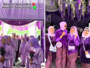 Emang Boleh Seungu Itu, Pernikahan Viral Busana Pria hingga Dekor Serba Ungu