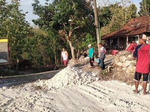 Bakal Diperbaiki, Jalan Rusak di Pagerjurang Gunungkidul Mulai Diuruk