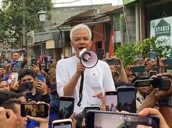 Ganjar Temui Massa Buruh KSPSI di Tangerang, Ini Aspirasi yang Diserap