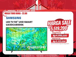 Cuma di Transmart Full Day Sale! Beli TV Bisa Hemat Sampai Rp 3,5 Juta Cuma di Transmart Full Day Sale! Beli TV Bisa Hemat Sampai Rp 3,5 Juta