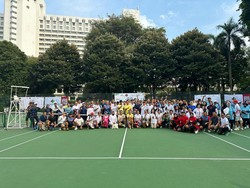 Sambut HUT Ke-50, Hotel Borobudur Gaet PELTI Gelar Turnamen Tenis