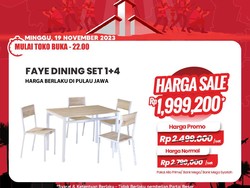 Merapat! Beli Meja Makan di Transmart Full Day Sale Bisa Hemat Rp 800 Ribu
