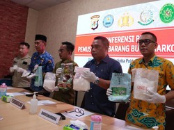 Polda Kaltara Musnahkan 3 Kg Sabu dari Jaringan Internasional