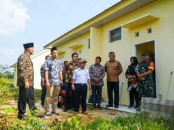 Senyum Warga Korban Longsor di Muba Akhirnya Tempati Rumah Baru