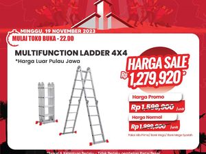 Sikat! Tangga Multi Fungsi di Transmart Diskon Rp 750 Ribu