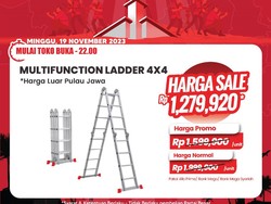 Murah Banget! Tangga Multi-Fungsi Diskon Besar di Transmart Full Day Sale