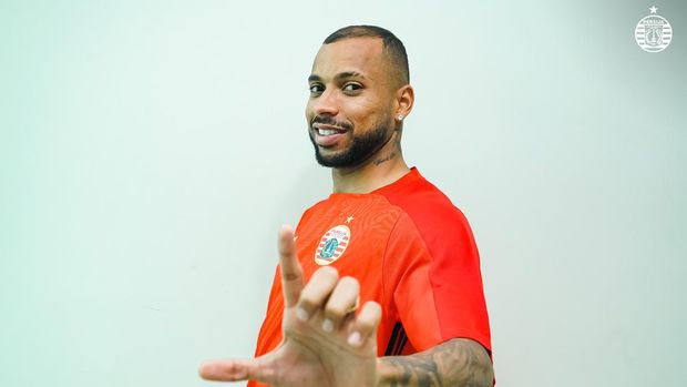 Gustavo Almeida, pemain yang dipinjam Persija Jakarta dari Arema FC.
