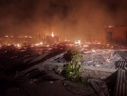 Kebakaran di Suruh Semarang Hanguskan Belasan Rumah