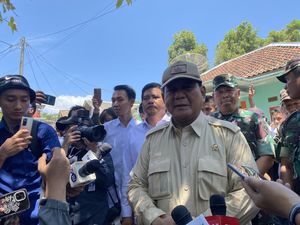 Usai Resmikan Sumur Bor, Prabowo Diminta Bangun Musala oleh Kiai Lebak