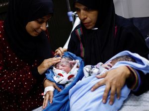 Momen Haru Bayi-bayi Prematur di Gaza Kembali ke Pelukan Ortu