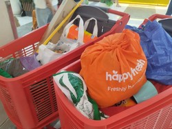 Transmart Full Day Sale Bikin Pelanggan Ini Borong Belanjaan hingga Dua Troli!