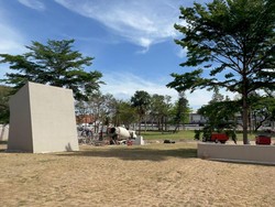 Kontraktor Ancam Gugat Jika Proyek Taman Alun-alun Kota Kediri Disetop