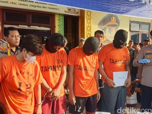 Ancam Polisi Pakai Sajam, 4 Remaja Suruhan Ketua OKP di Deli Serdang Ditangkap