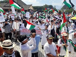 Pekik Free Palestine Menggema di Sumedang