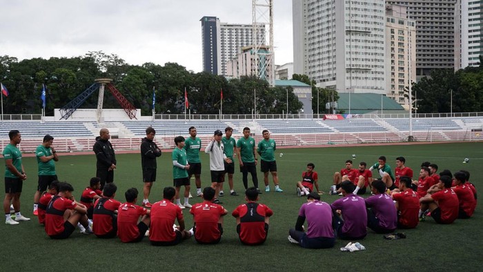 Timnas Indonesia Jelang Lawan Filipina Sesi latihan Timnas Indonesia Jelang Lawan Filipina di babak kedua Kualifikasi Piala Dunia 2026.