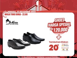 Murah Meriah! Beli Sepatu-Sandal di Transmart Full Day Sale Cuma Rp 100 Ribuan