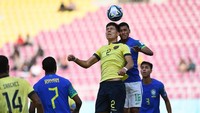 Estevao membuat pendukung Brasil bersorak saat pertandingan baru bergulir 14 menit. Estevao mbuka keunggulan Brasil setelah memaksimalkan umpan Kaua Elias. Skor 1-0.
